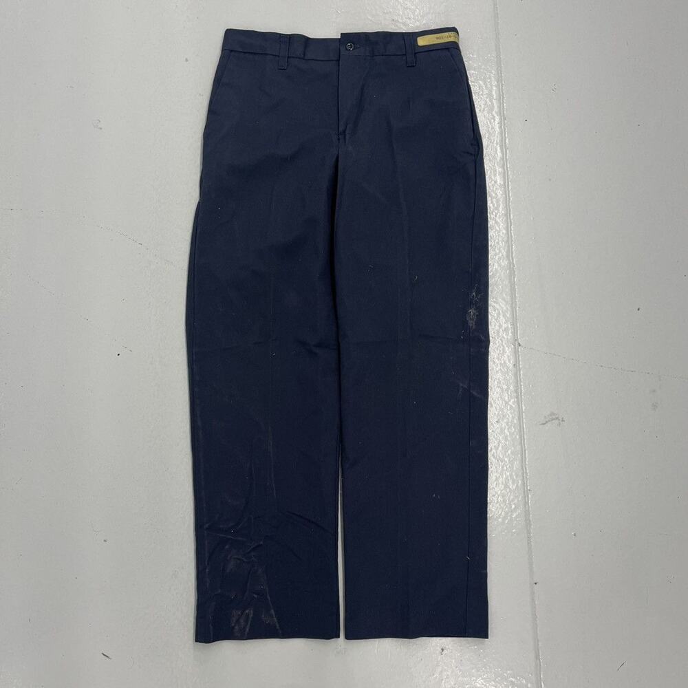 Vintage 70s 80s Cintas Navy Canvas Workwear Chinos 30x27